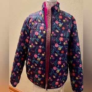 Disney Floral Reversible Alice in Wonderland Jacket NWT